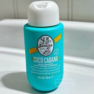 New Sol de Janeiro COCO CABANA Moisturize Body Cream Cleanser 3oz/90ml~RARE